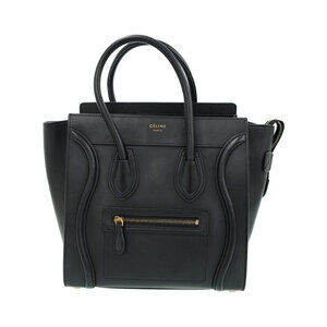Celine Shopper Tote Luggage Logo Handbag